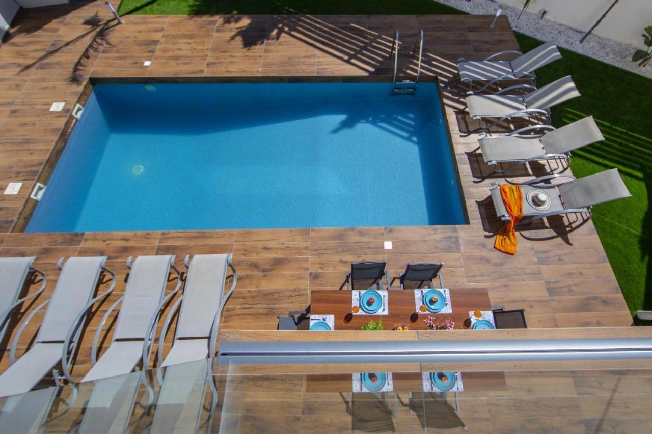 Tsokkos Family Villa - Pool Garden 2' Walk To Beach 普罗塔拉斯 外观 照片